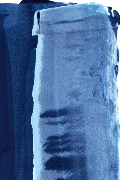 Blue Texture Flowing Vertical Lines, wall art by uplusmestudio