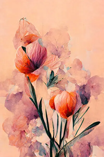 Petal Symphony, wall art by Treechild