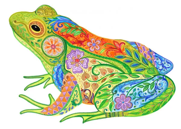 Art Frog, wall art by Isabelle Brent