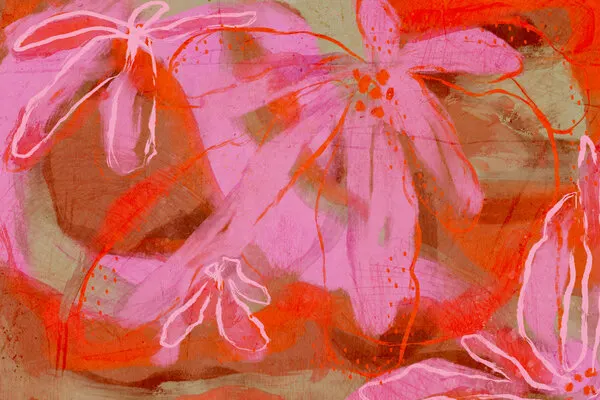 Petal Whispers, wall art by Treechild