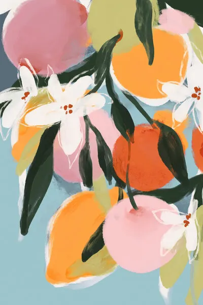 Blossom's Harvest, wall art by Treechild