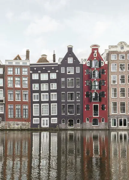 Amsterdam Canal Houses, wall art by Henrike Schenk