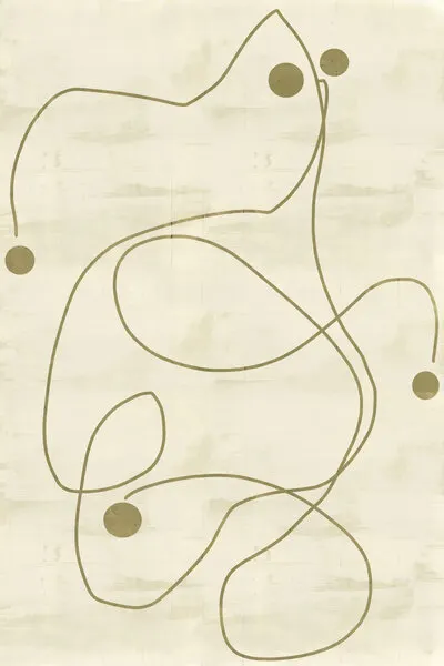 Neutral Lines and Dots 1, wall art by casa cartissi