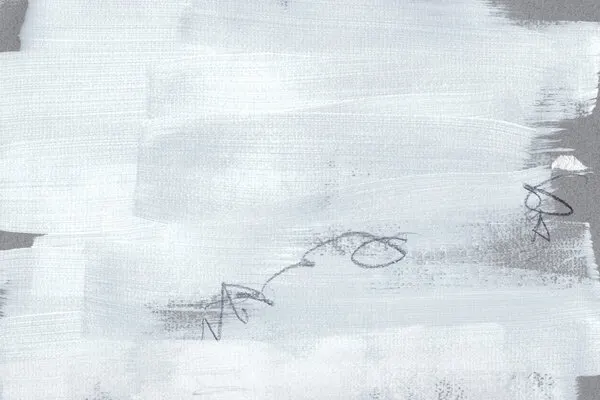 Abstract White Brushstrokes, wall art by uplusmestudio