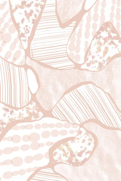 Gentle Abstract Forms, wall art by Martina