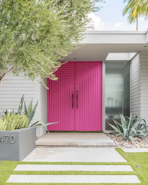Magenta Pink Doors, wall art by Tom Windeknecht