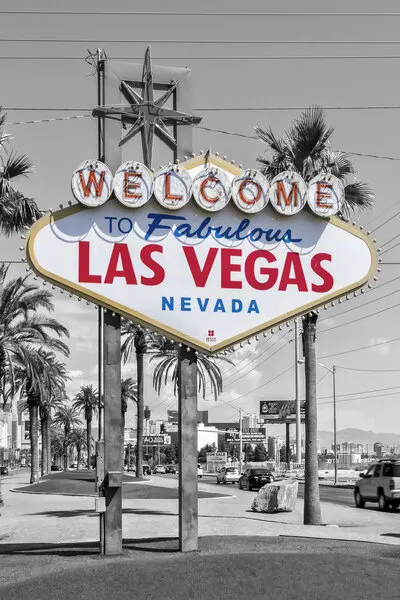 Fabulous Las Vegas Welcome Sign, wall art by Melanie Viola