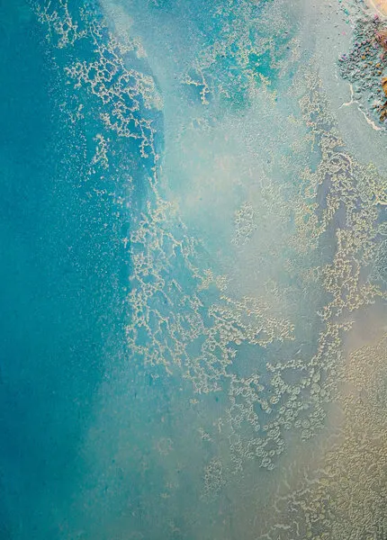 Soft Blue - Shallow Waters, wall art by Petra Meikle de Vlas