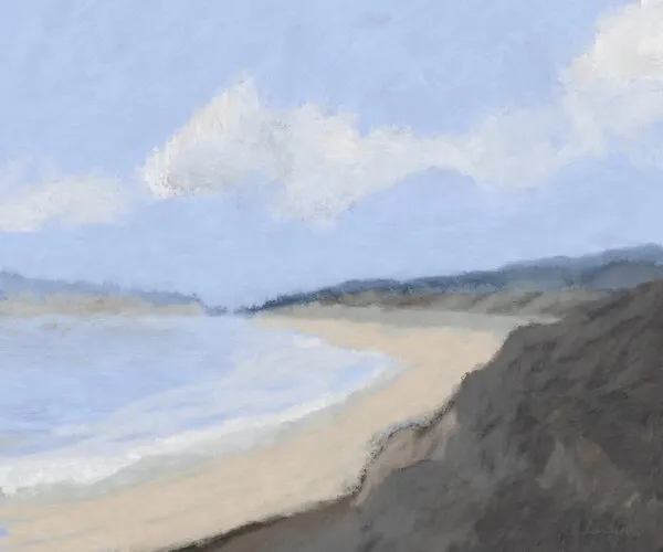 Croyde, wall art by Dan Hobday