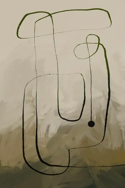 Flowing Curves, wall art by Treechild