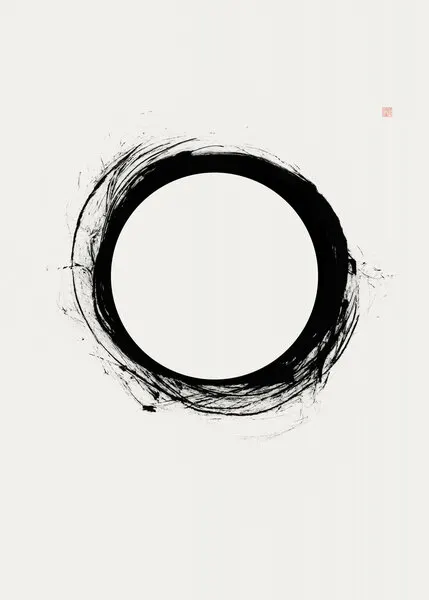 Enso Zen Circle, wall art by Thoth Adan