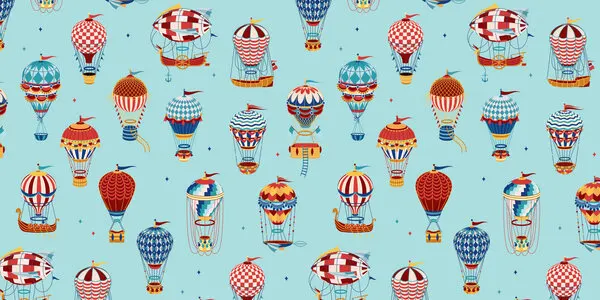 Whimsical Balloon Journey, wall art by Sue Skellern