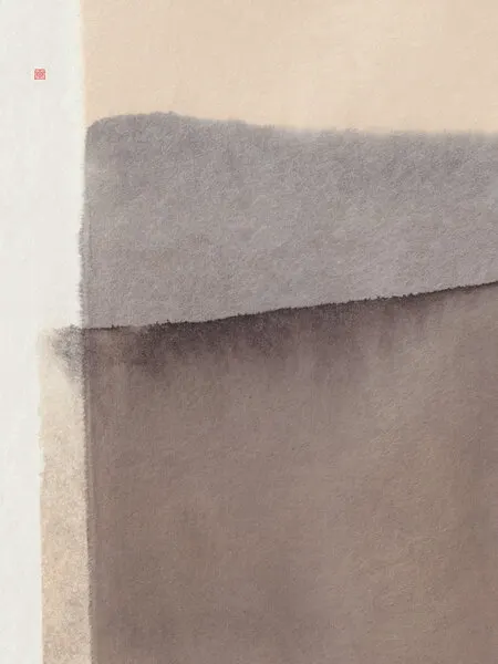 Muted Horizon Layers, wall art by Thoth Adan