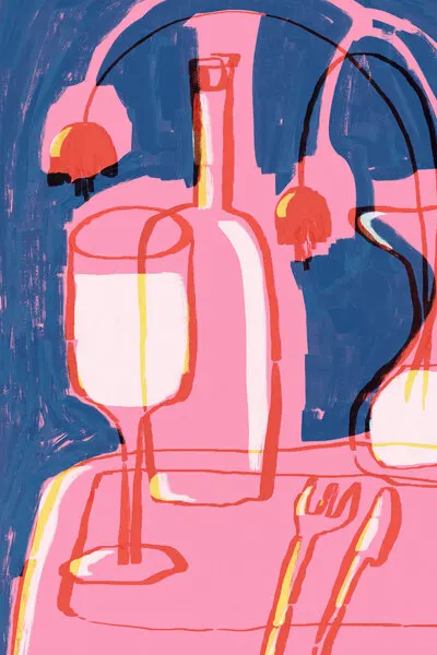 Vibrant Still Life, wall art by Treechild