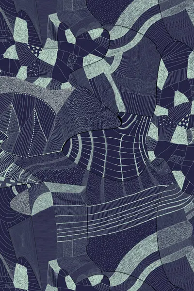 Bakiro, wall art by Alexander Adiels