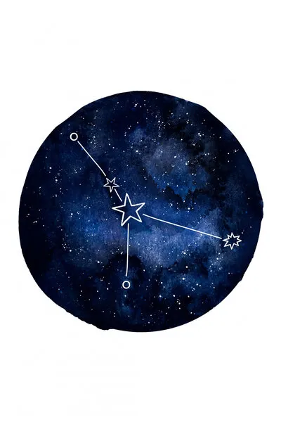 Celestial Cancer Constellation, wall art by EMELIEmaria