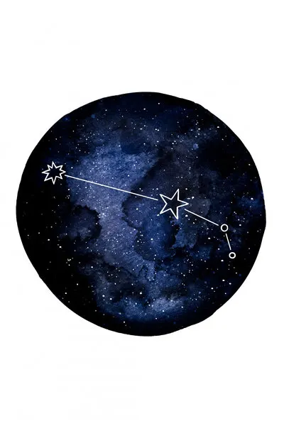 Cosmic Aries Constellation, wall art by EMELIEmaria