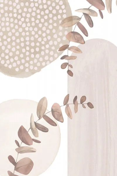 Muted Eucalyptus Abstract, wall art by Sally Ann Moss