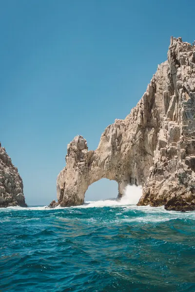 Waves Crashing Sea Arch, wall art by Bethany Young