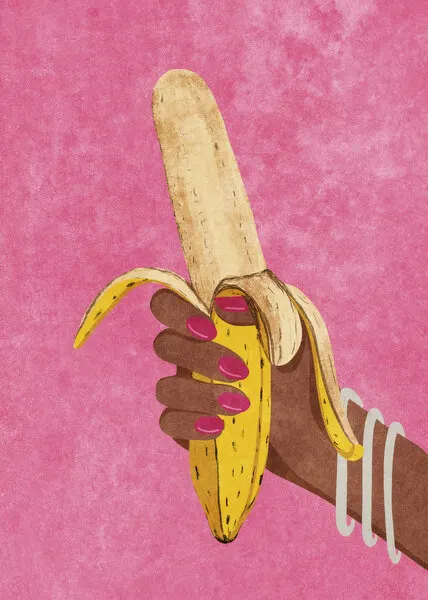 Banana, wall art by Raissa Oltmanns