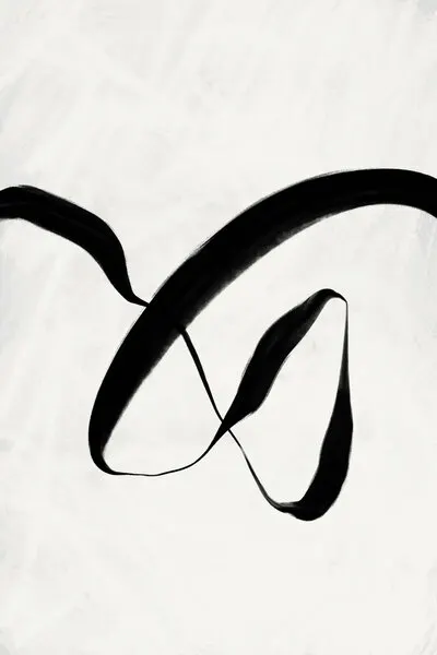Flowing Ink Dance, wall art by Treechild