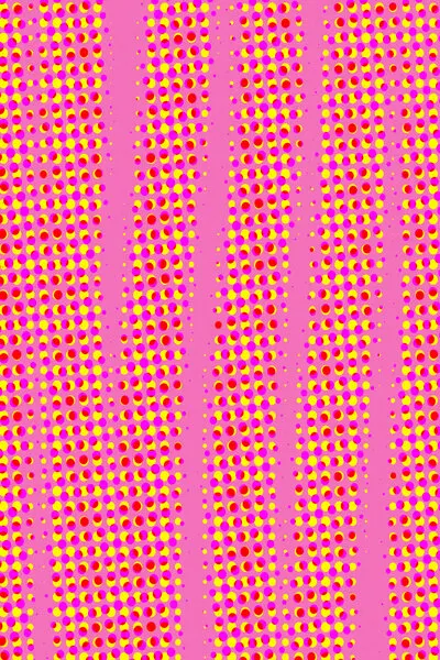 Vibrant Dotscape, wall art by Treechild