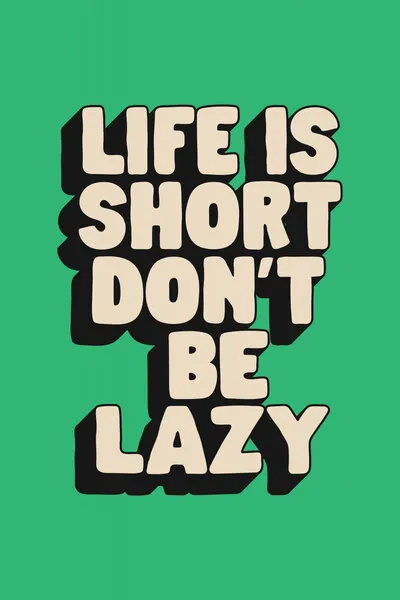 Retro Motivational Quote, wall art by Brett Wilson