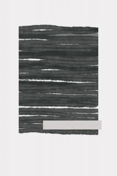 black Horizontal Brushstrokes, wall art by uplusmestudio