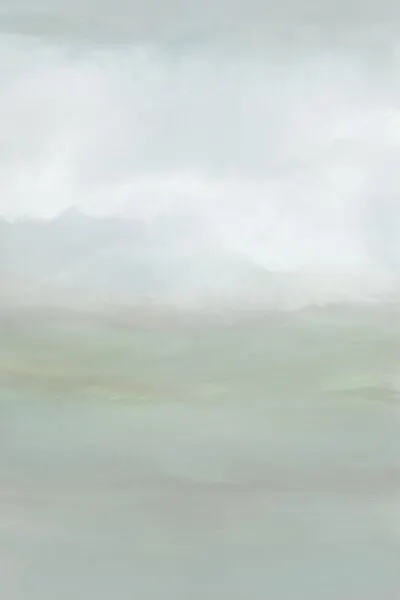 Misty Serene Landscape, wall art by cartissi