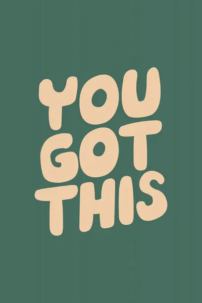 Positive You Got This, wall art by Brett Wilson