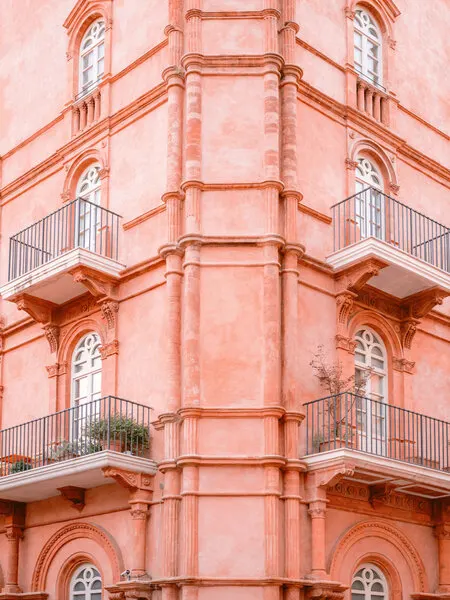 Pastel Pink Umbria | Italy travel photography, wall art by Raisa Zwart