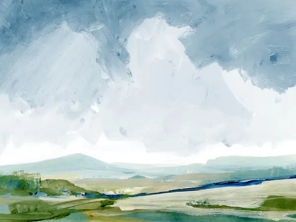 Berry Brook, wall art by Dan Hobday