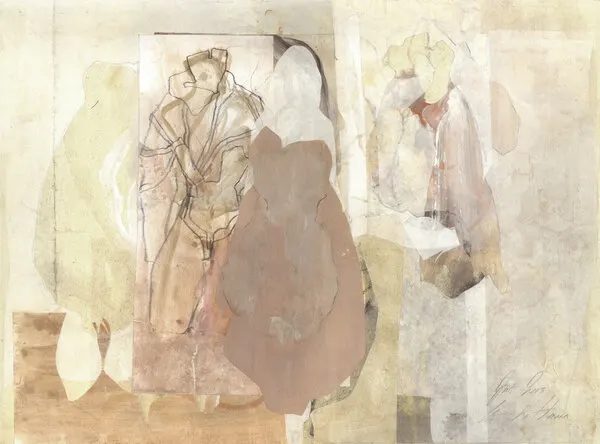 Muted Female Forms, wall art by Ute Rathmann