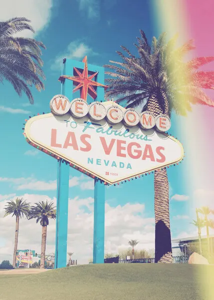 Fabulous Las Vegas Welcome Sign, wall art by Pictufy Studio III