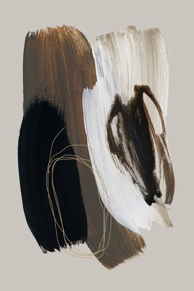 Abstract Brush Strokes 108X, wall art by Mareike Böhmer