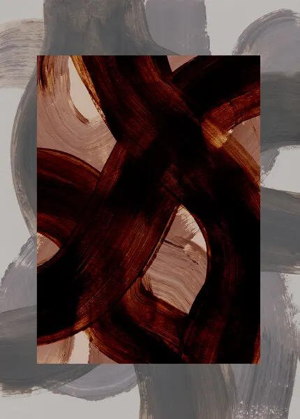 Abstract Brush Strokes 150, wall art by Mareike Böhmer