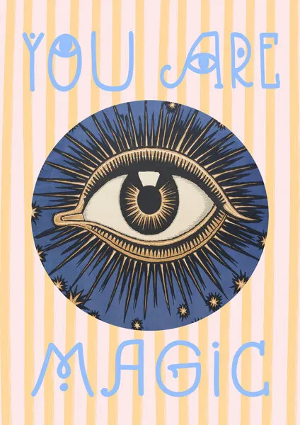 You Are Magic Eye, wall art by Talitha McQueen