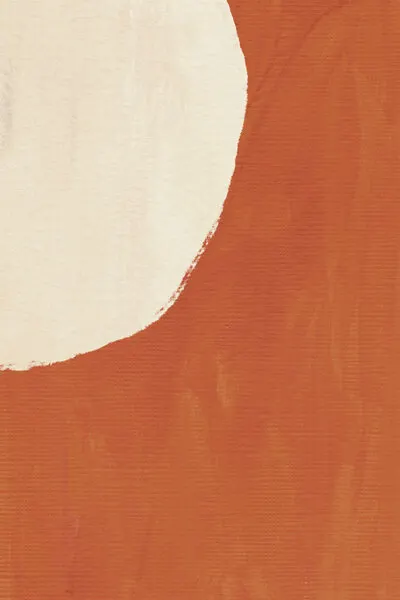 Terracotta Minimalist Curve, wall art by Talitha McQueen