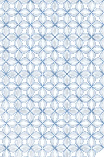 Abstract Blue Floral, wall art by cartissi