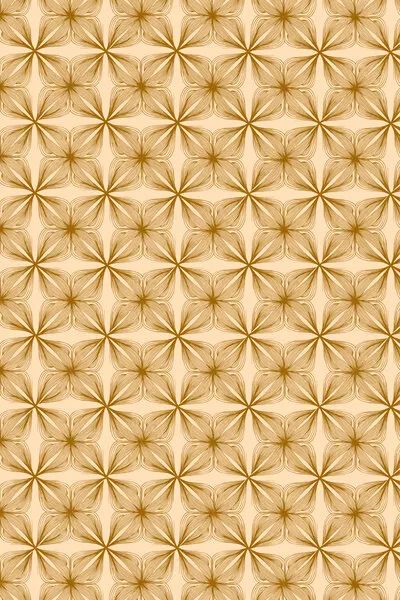 Golden Abstract Florals, wall art by cartissi