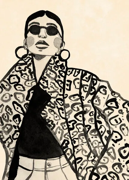 Stay cool, wall art by Raissa Oltmanns