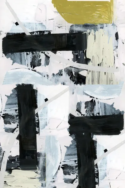 Bold Modern Brushstrokes, wall art by cartissi