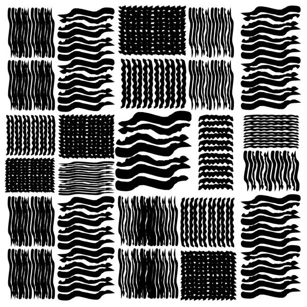 Dynamic Brushstroke Grid, wall art by cartissi