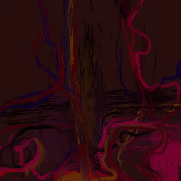 Tangled Organic Veins, wall art by Josie George