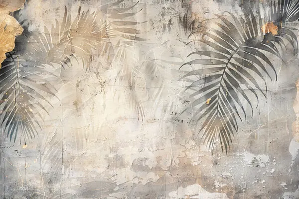 Rustic Palm Shadows, wall art by Rafal Kulik