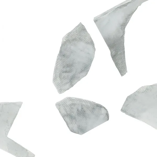 Abstract Gray Fragments, wall art by cartissi