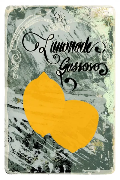 Vintage Limonade Sign, wall art by cartissi