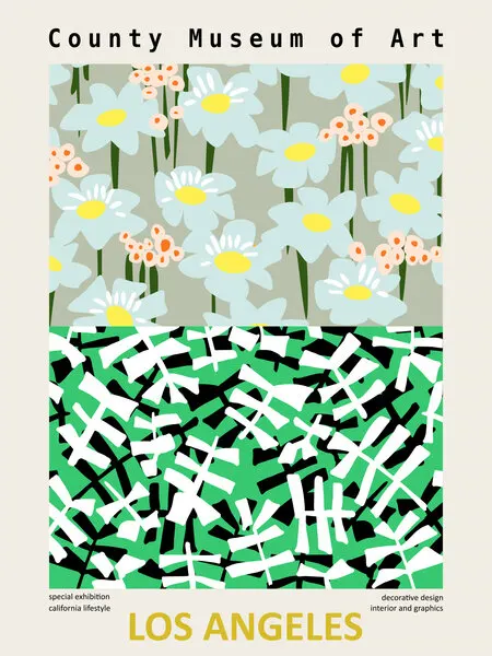 California Pattern Play, wall art by Annick