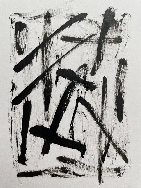 Pitch, wall art by Dan Hobday