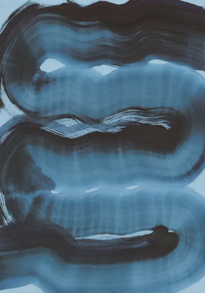 Abstract Brush Strokes 163, wall art by Mareike Böhmer
